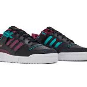 Men’s Adidas Size 12 - adidas Forum Exhibit Low Black Victory Crimson Sneakers